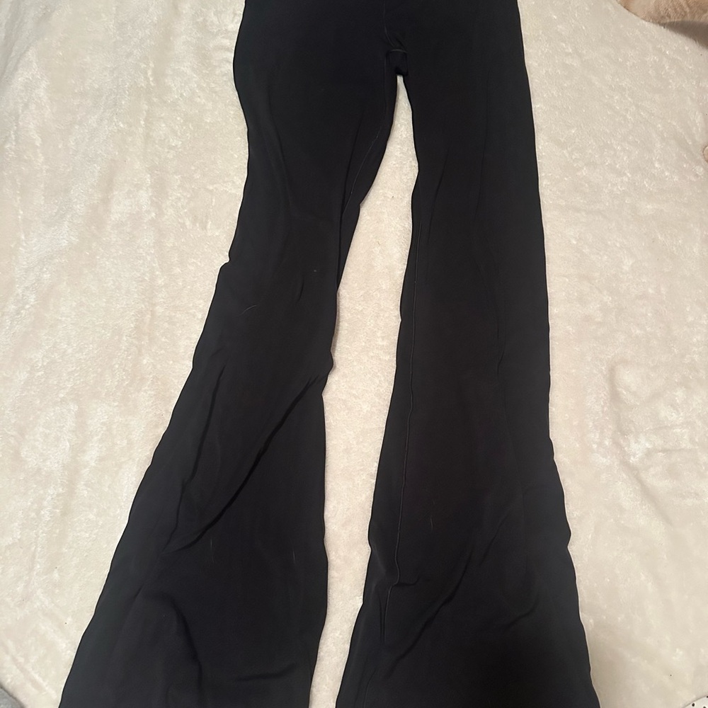 Aerie Black Flared Leggings